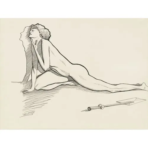 Man Ray, La Mort InutileII Dada Art Movements Canvas, Drawing Paper Prints, Reproduction Oil Painting and High Resolution Image