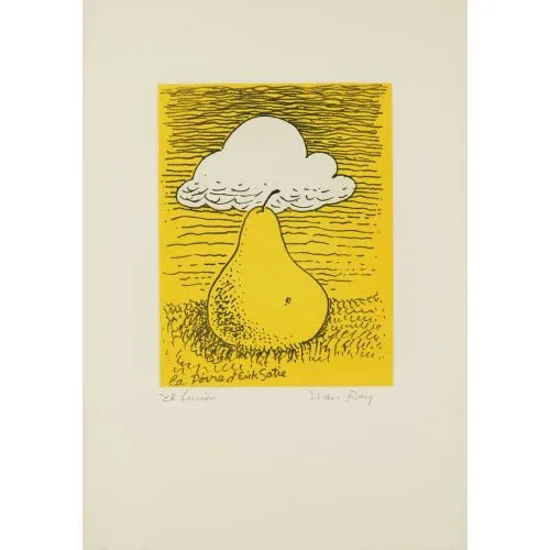 Man Ray, Erik Satieden Armut Sürrealizm Man Ray, Erik Satieden Armut Sürrealizm Sanat Akımları Kanvas Efektli Tablo, Resim Kağıdı Baskısı, Reprodüksiyon ve