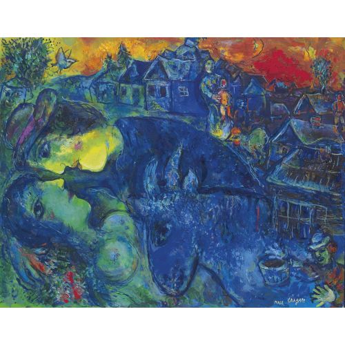Marc Chagall, A Le Village Bleu