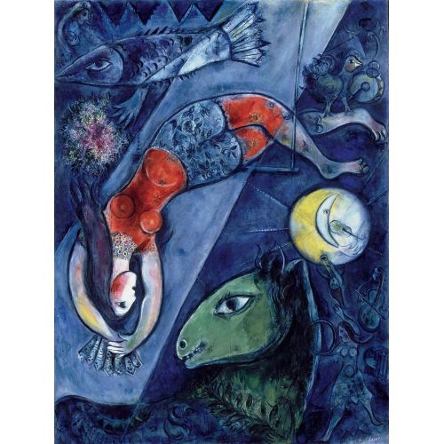 Marc Chagall, Le Cirque Bleu Marc Chagall, Le Cirque Bleu