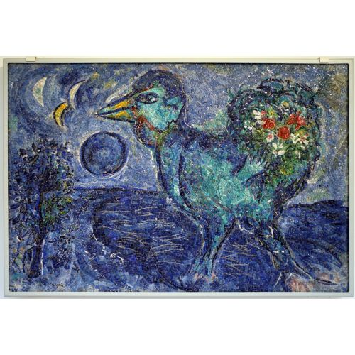Marc Chagall, Le Coq Bleu Surrealism Marc Chagall Le Coq Bleu Surrealism Art Movements Canvas, Drawing Paper Prints, Reproduction Oil Painting and High Resolution