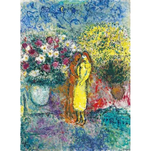 Marc Chagall Le Couple Aux Deux Bouquets | Arthipo