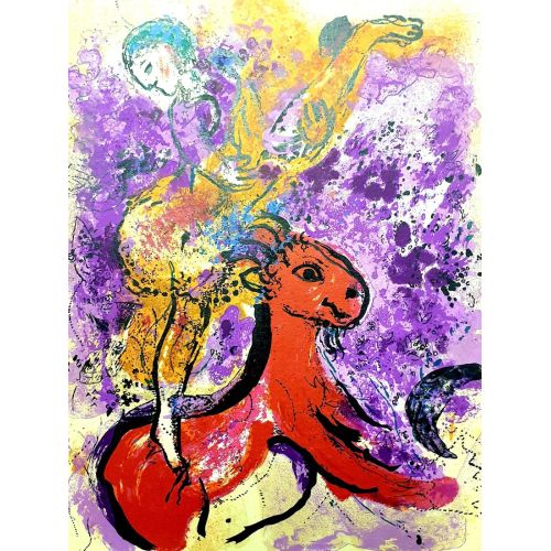 Marc Chagall, The Rider With The Red Horse Marc Chagall, The Rider With The Red Horse