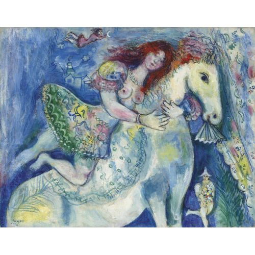 Marc Chagall, Sirkteki Lecuyere Veya Dansçı Marc Chagall, Sirkteki Lecuyere Veya Dansçı