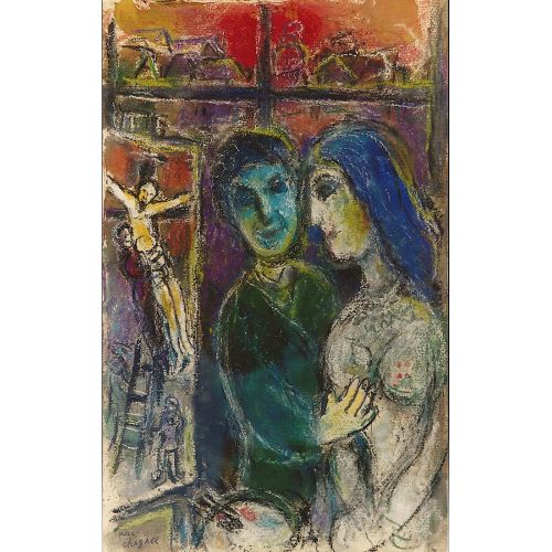 Marc Chagall, Le Peintre Et La Crucifixion Marc Chagall, Le Peintre Et La Crucifixion