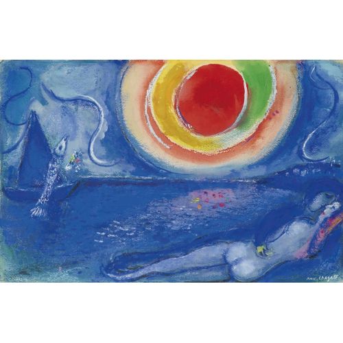 Marc Chagall, Aşıklar II Marc Chagall, Aşıklar II