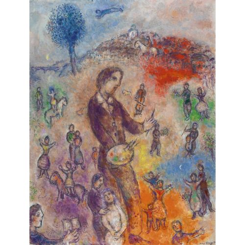 Marc Chagall, Artist At A Festival