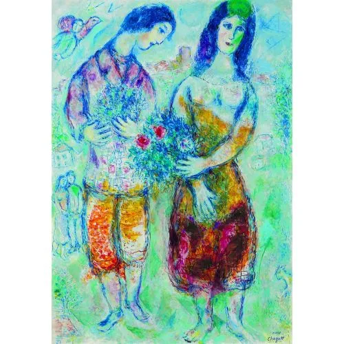 Marc Chagall, Les Paysans Surrealism Marc Chagall Les Paysans Surrealism Art Movements Canvas, Drawing Paper Prints, Reproduction Oil Painting and High Resolution