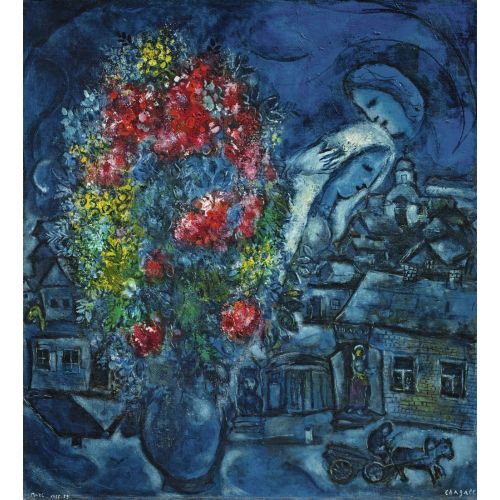 Marc Chagall, Le Village Bleu Marc Chagall, Le Village Bleu