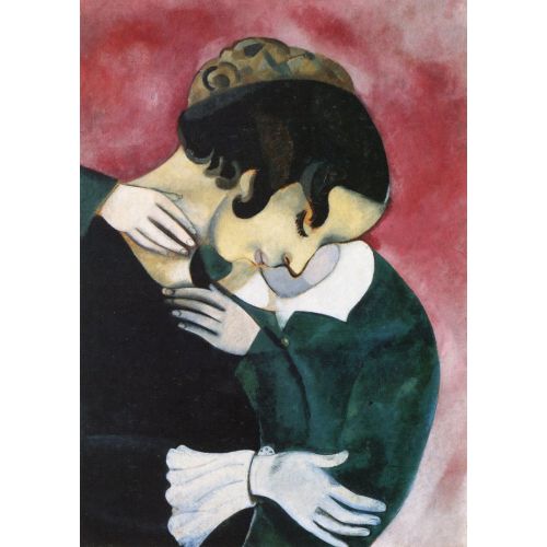 Marc Chagall, Lovers In Pink Marc Chagall, Lovers In Pink