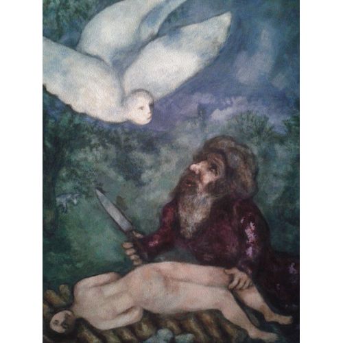 Marc Chagall, Abraham Is Going To Sacrifice His Son