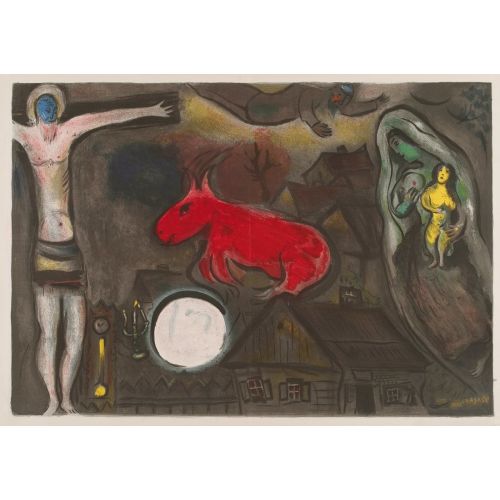 Marc Chagall, Mystical Crucifixion Marc Chagall, Mystical Crucifixion