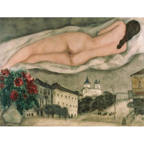 Marc Chagall, Vitebsk Üzerinde Çıplak Marc Chagall, Vitebsk Üzerinde Çıplak
