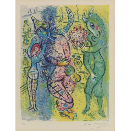 Marc Chagall, One Plate From Le Cirque II Marc Chagall, One Plate From Le Cirque II