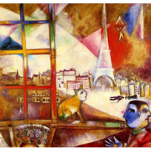 Marc Chagall, Paris Through My Window