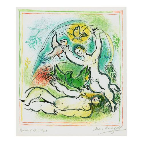 Marc Chagall, Plate 10 From In The Land Of The Gods Marc Chagall, Plate 10 From In The Land Of The Gods