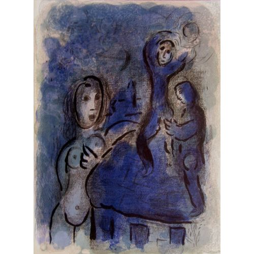 Marc Chagall, Rahab And The Spies Of Jerico Marc Chagall, Rahab And The Spies Of Jerico