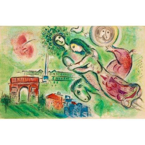 Marc Chagall, Romeo And Juliet Marc Chagall, Romeo And Juliet
