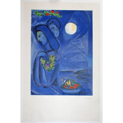 Marc Chagall Saint Jean Cap Ferrat Surrealism Art Movements Canvas, Drawing Paper Prints, Reproduction Oil Painting and High