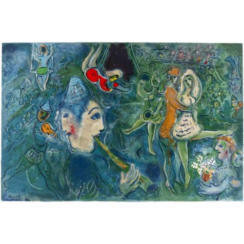 Marc Chagall, Sirk Sahnesi Marc Chagall, Sirk Sahnesi