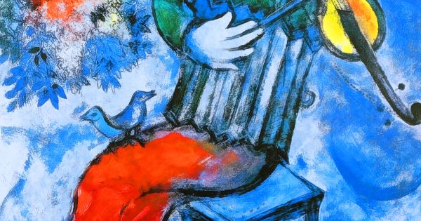 MARC CHAGALL (1887-1985), Les fleurs de St Jean Cap-Ferrat ou L'arbre en fleur C
