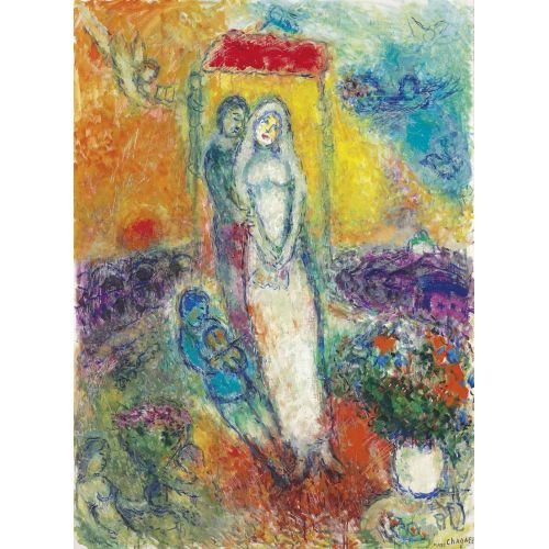 Marc Chagall, The Couple Under A Canopy Marc Chagall, The Couple Under A Canopy