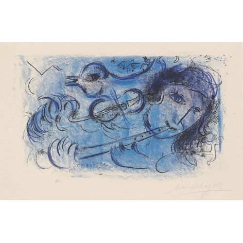 Marc Chagall, The Flute Player Marc Chagall, The Flute Player