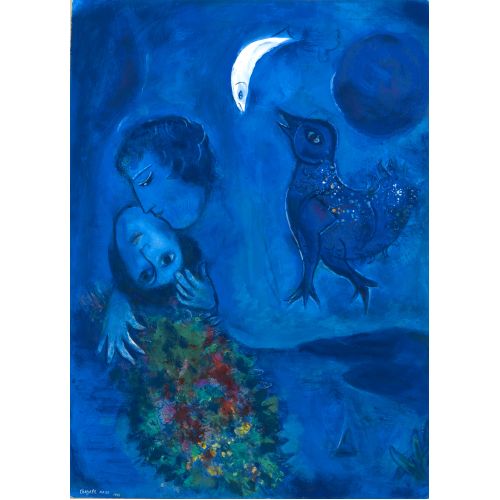 Marc Chagall, Blue Landscape Marc Chagall, Blue Landscape