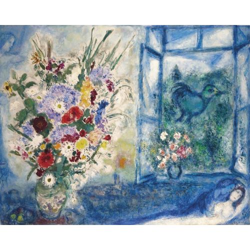 Marc Chagall, Pencereye Yakın Buket