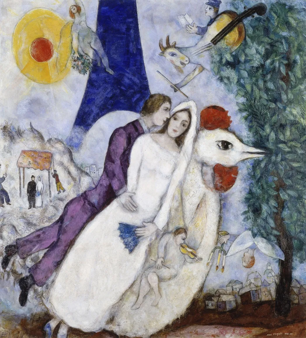Marc Chagall Gelin Ve Damat | Arthipo
