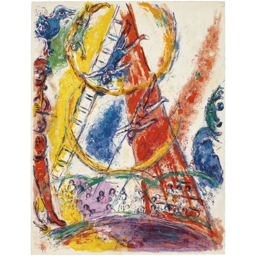 Marc Chagall, Sirk Teriade Editörü Paris II Marc Chagall, Sirk Teriade Editörü Paris II