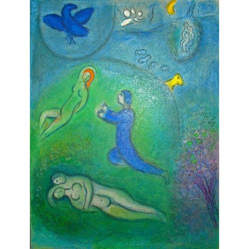 Marc Chagall, Daphnis And Lycenion Marc Chagall, Daphnis And Lycenion