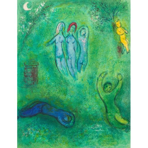 Marc Chagall, Daphnis Dream Marc Chagall, Daphnis Dream
