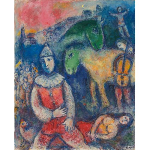 Marc Chagall, Deux Anes Verts II Marc Chagall, Deux Anes Verts II