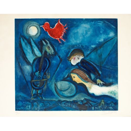 Marc Chagall, Aleko And His Wife Zemphira From An Old Russian Tale