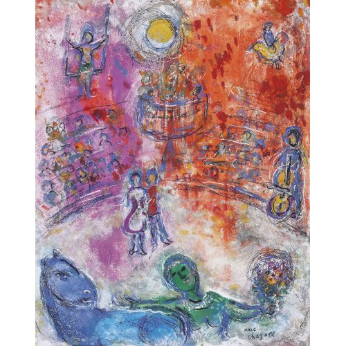 Marc Chagall, Ecuyere Au Cirque Ensoleille Marc Chagall, Ecuyere Au Cirque Ensoleille
