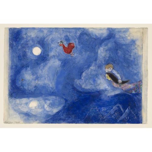 Marc Chagall, Aleko And Zemphira By Moonlight