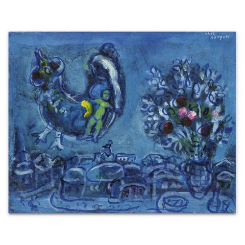 Marc Chagall, Yerli Köyün Uyarılması Veya Kuş Kadını İçin Yapılan Çalışma Marc Chagall, Yerli Köyün Uyarılması Veya Kuş Kadını İçin Yapılan Çalışma