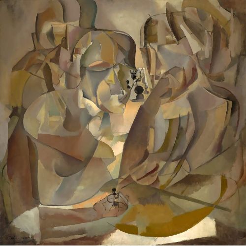 Marcel Duchamp, Portrait Of Chess Players