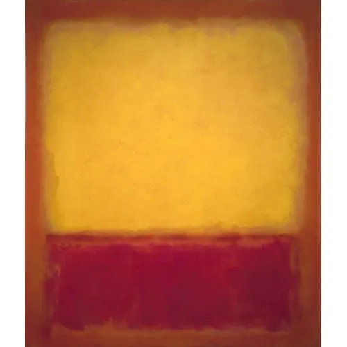 Mark Rothko Mor Üzerinde Sarı 1956 Soyut Mark Rothko Mor Üzerinde Sarı 1956 Soyut Sanat Akımları Kanvas Efektli Tablo, Resim Kağıdı Baskısı, Reprodüksiyon ve
