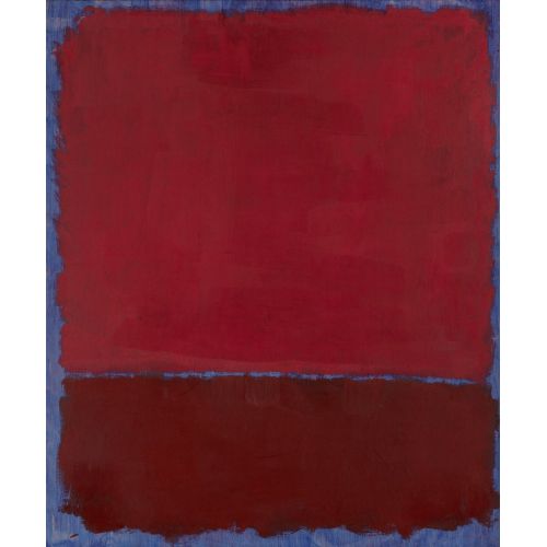 Mark Rothko, Untitled Red And Burgundy Over Blue Mark Rothko, Untitled Red And Burgundy Over Blue