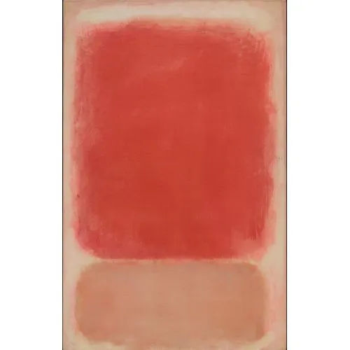 Mark Rothko Red And Pink On Pink Abstract Art Movements Canvas, Drawing Paper Prints, Reproduction Oil Painting and High