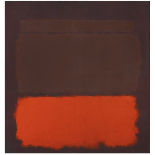 Mark Rothko, No 6 Sienna Orange On Wine 1962 Mark Rothko, No 6 Sienna Orange On Wine 1962