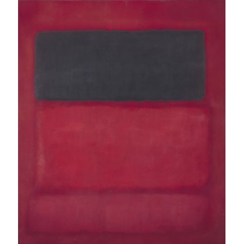 Mark Rothko, Black On Red