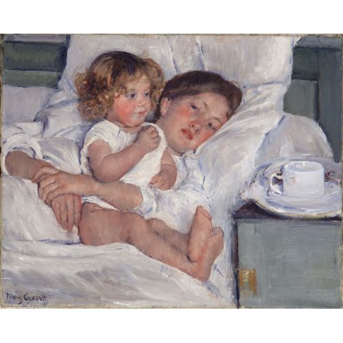 Mary Cassatt, Breakfast In Bed