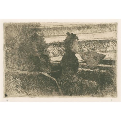 Mary Cassatt, The Opera Library Of Congress Impressionism Mary Cassatt, The Opera Library Of Congress Impressionism Art Movements Canvas, Drawing Paper Prints, Reproduction Oil Painting