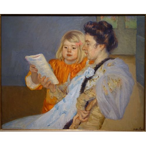 Mary Cassatt, The Reading Lesson