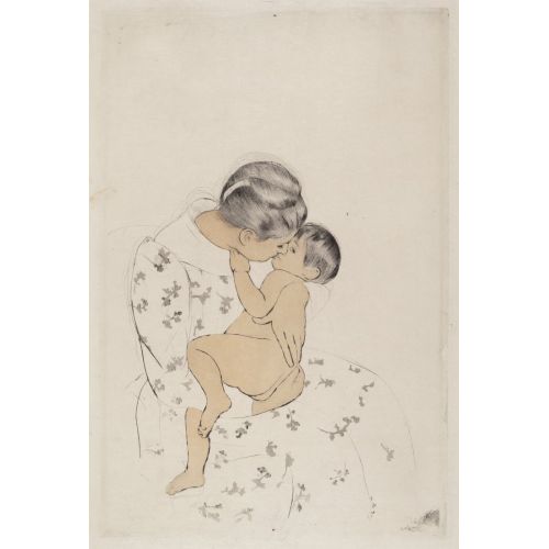 Mary Cassatt, Annenin Öpücüğü II