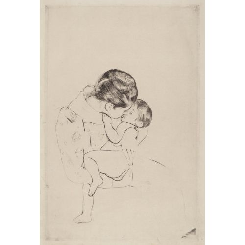 Mary Cassatt, Annenin Öpücüğü I