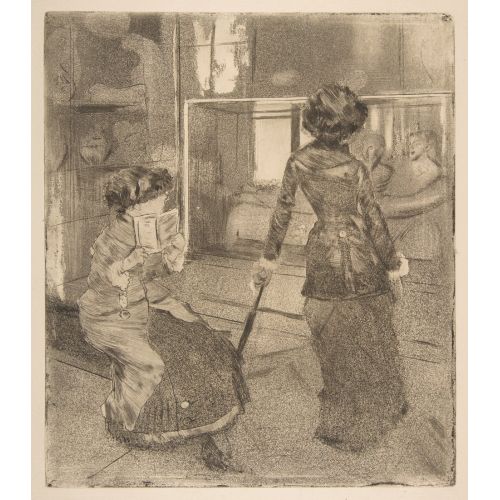 Mary Cassatt, At The Louvre